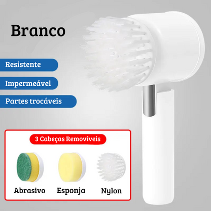 Escova de Limpeza Elétrica Multifuncional